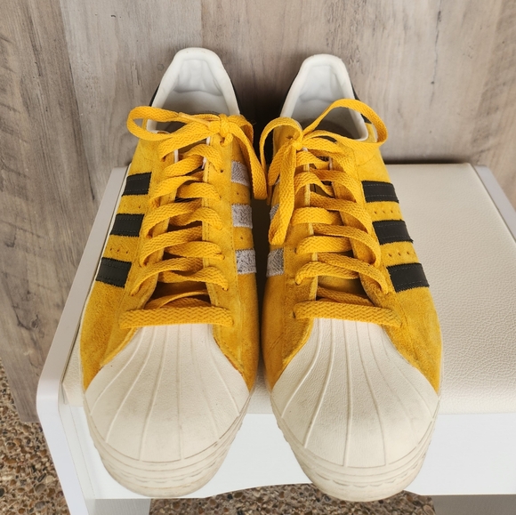 RARE Adidas Gold Suede 80s Superstars - Picture 3 of 16